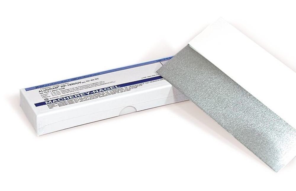 HPTLC Plates ALUGRAM® RP-18 W / UV254 - octadecyl-modified, 20 x 20 cm, 25 Piece(s)