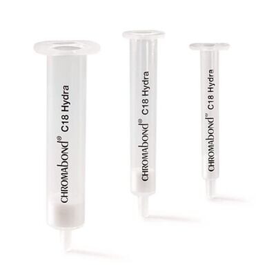 Colonna in polipropilene SPE CHROMABOND® C18 Hydra, 6 ml, 500 mg, 30 Pezzo(i)