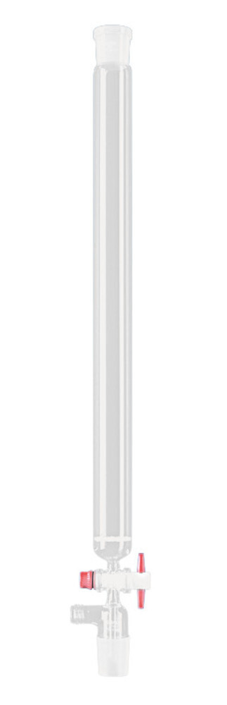 Colonnes de chromatographie avec fritte, noyau en verre rodé et raccord d&#39;extraction GL 18, 35 ml, 15 mm, 200 mm, 1 pièce(s)