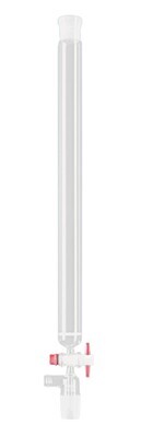 Colonnes de chromatographie avec fritte, noyau en verre rodé et raccord d&#39;extraction GL 18, 35 ml, 15 mm, 200 mm, 1 pièce(s)