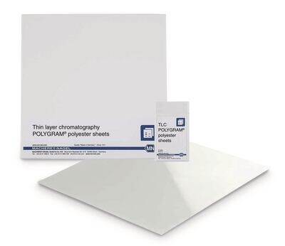 Plaques CCM POLYGRAM® avec Polyamide-6 UV254, 5 x 20 cm, 50 Pièce(s)