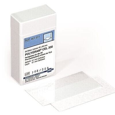 Piastre TLC POLYGRAM® CEL 300 / UV254, 20 x 20 cm, 25 Pezzo(i)