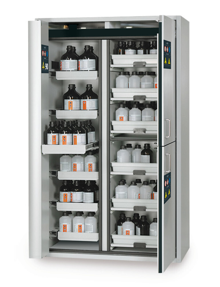 Combination security cabinet K-PHOENIX-90 Interior equipment 6 drawers/6 pull-out shelves, 1 piece