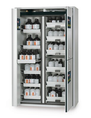 Armario de seguridad combinado K-PHOENIX-90 Equipamiento interior 6 cajones/6 estantes extraíbles, 1 pieza
