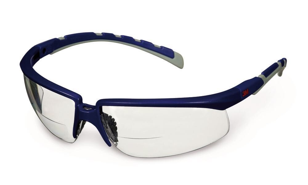 Safety glasses Solus 2000 with reading power, +2.0 dpt, S2020AF-BLU, 1 piece