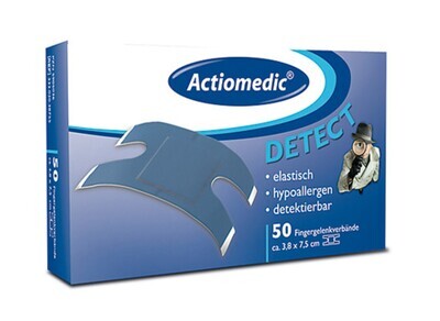 Actiomedic® Detect elastic plaster, phalanx bandage, 75 x 38 mm, 50 pieces