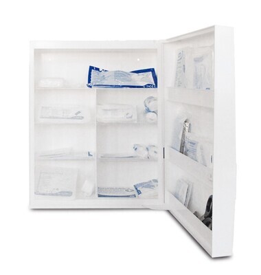First aid cabinet without plastic filling, 1 piece