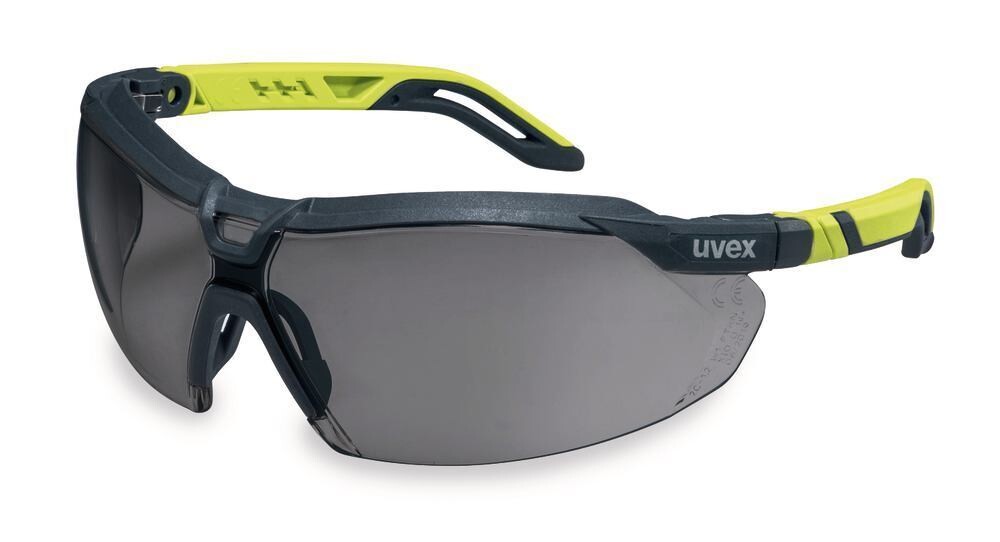 Safety glasses i-5, gray, anthracite, lime, 9183281, 1 Piece