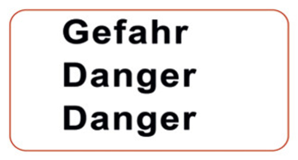 GHS hazard pictogram to combine Signal word, Danger, 250 Pieces