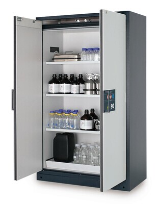Safety cabinet Q-CLASSIC-90 2 doors, 3 shelves, 1 piece