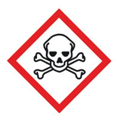 GHS hazard pictogram to combine Pictogram, Skull, 250 Pieces