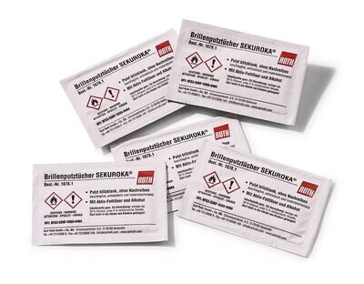 SEKUROKA® Brillenputztücher, 100 Stück