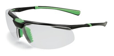 Occhiali di sicurezza 5X3, incolore, nero, verde, 1 pezzo