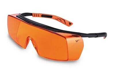 Sur-lunettes 5X7, orange, noir, orange, 5X7.03.00.04, 1 Pièce