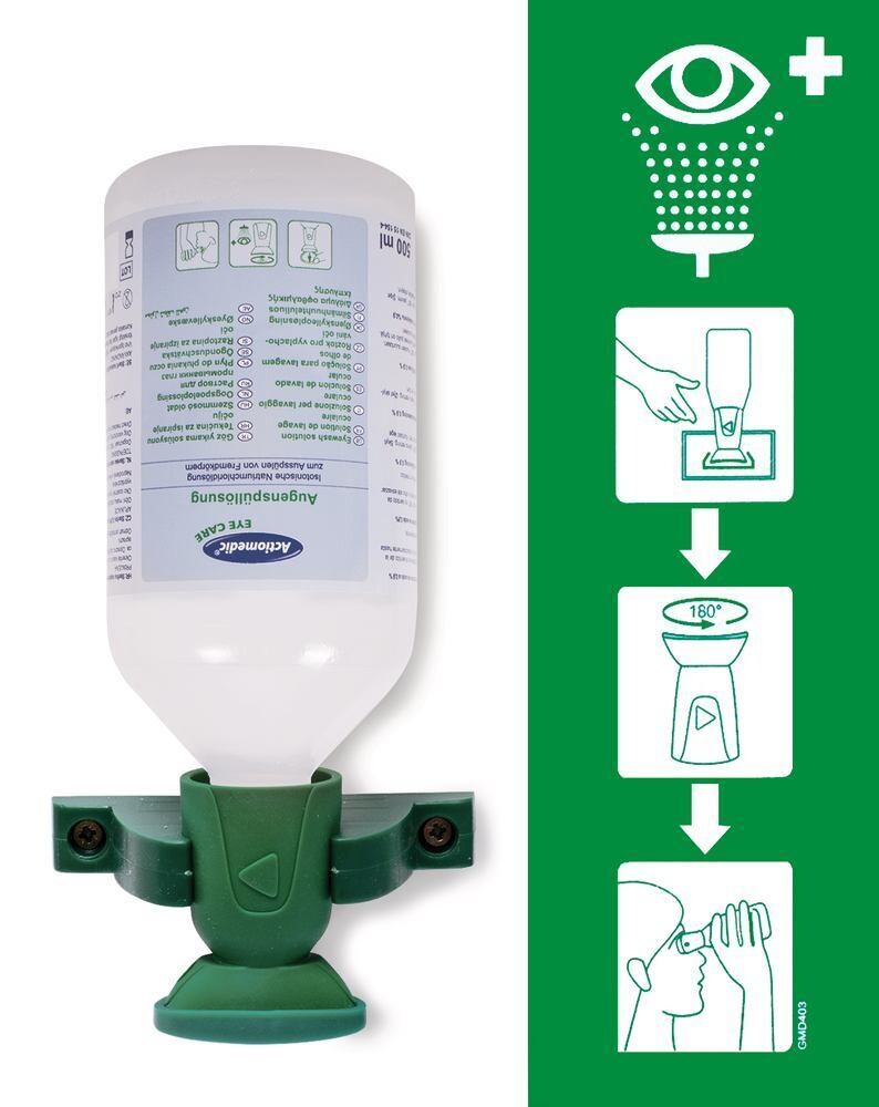 Eyewash station Actiomedic® Single, 1 piece