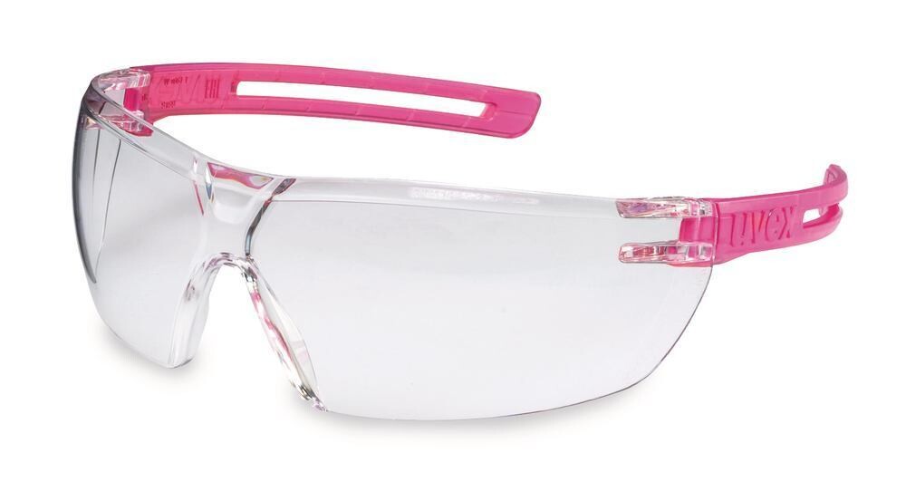 Safety glasses x-fit, colorless, pink, 9199123, 1 piece