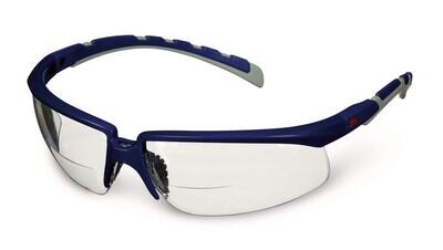 Safety glasses Solus 2000 with reading power, +2.5 dpt, S2025AF-BLU, 1 piece