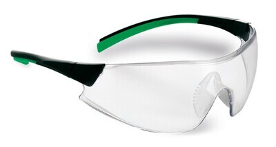 Safety glasses 546, colorless, black, green, 1 piece