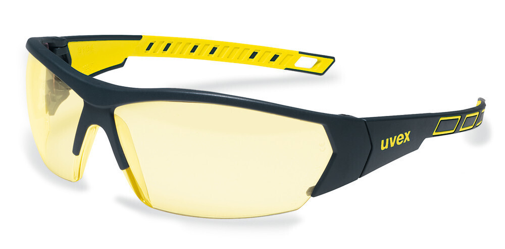 Safety glasses i-works, yellow, black/yellow, 9194-365, 1 Piece
