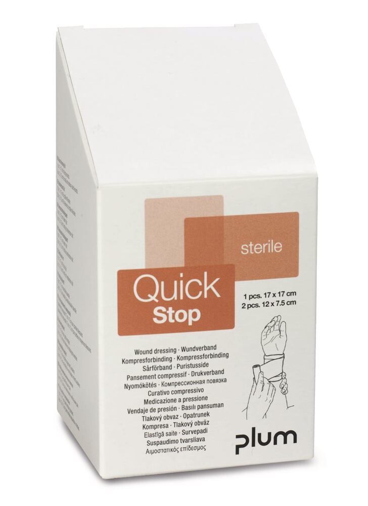Refill pack QuickStop wound dressing set, 1 piece