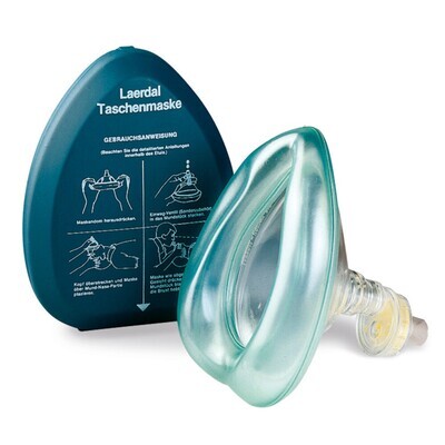 Bag mask for ventilation, 1 piece