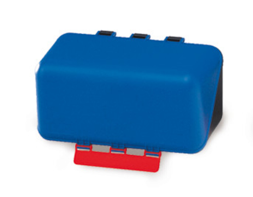 Glasses box SEKUROKA® for 1 pair of safety glasses, blue, 1 piece