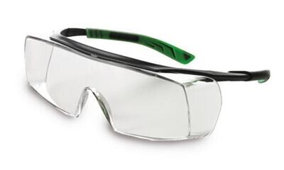 Überbrille 5X7, farblos, Gun Metal, grün, 5X7.03.11.00, 1 Stück