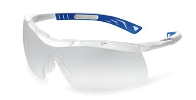 Schutzbrille 5X6, weiß, blau, 5X6.03.22.00, 1 Stück