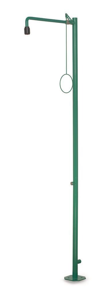 Body emergency shower for floor mounting, 1 piece