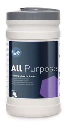 Hand cleaning, wet wipes plum wipes all-purpose, 100 wipes dispenser, 1 piece