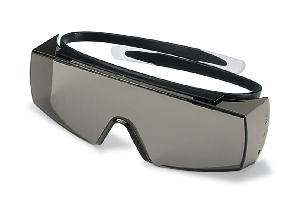 Safety glasses super OTG, gray, black, 1 piece