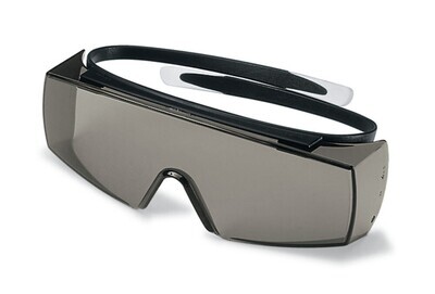Safety glasses super OTG, gray, black, 1 piece