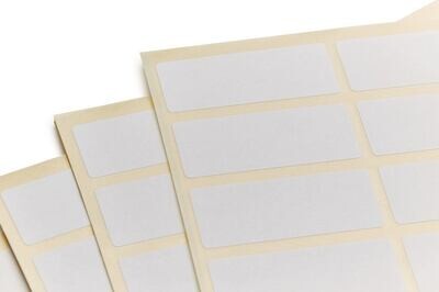 Etiquetas SEKUROKA® en blanco, 50 x 19 mm, 200 piezas