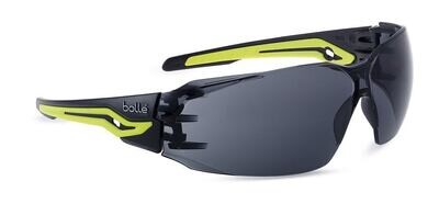 Safety glasses SILEX+, gray, black/green, 1 piece