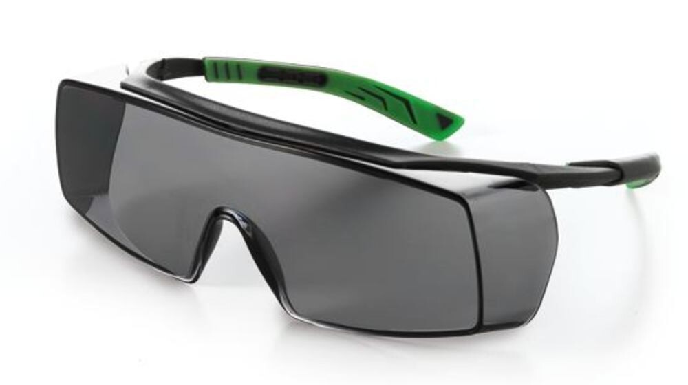 Over-glasses 5X7, gray, gun metal, green, 5X7.01.11.02, 1 Piece