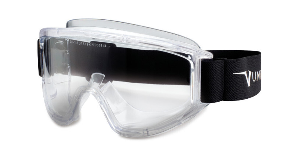 Full visibility glasses 601 Gas-tight without ventilation, 1 piece