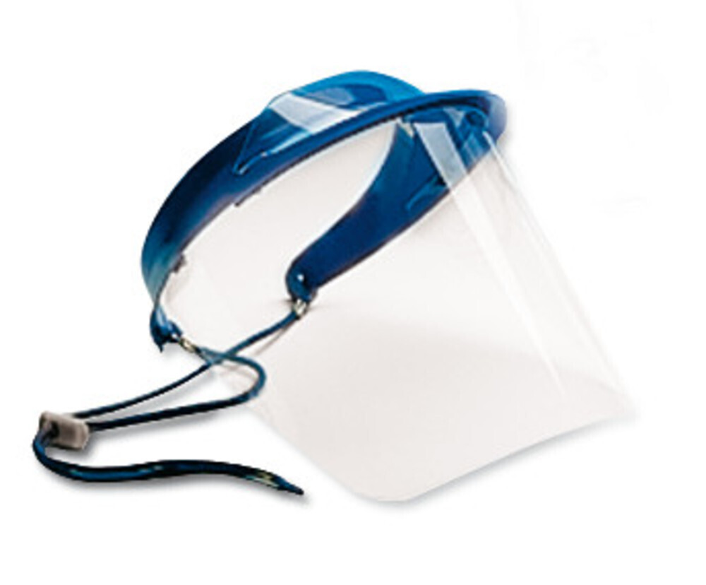 Face shield Polysoft, blue, 1 piece