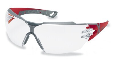 Gafas de seguridad pheos cx2, rojo, gris, 9198-258, 1 pieza