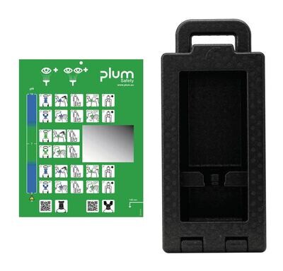 Scatola da muro per bottiglie lavaocchi Plum iBox 1, 1 pezzo