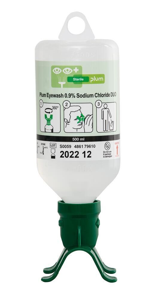Eyewash bottle DUO bottle, 500 ml, 1 piece