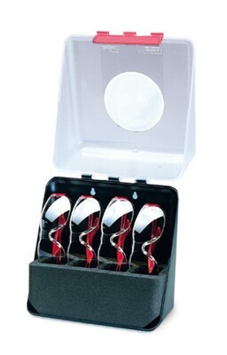 Brillenbox SEKUROKA® für 4 Schutzbrillen, farblos, 1 Stück