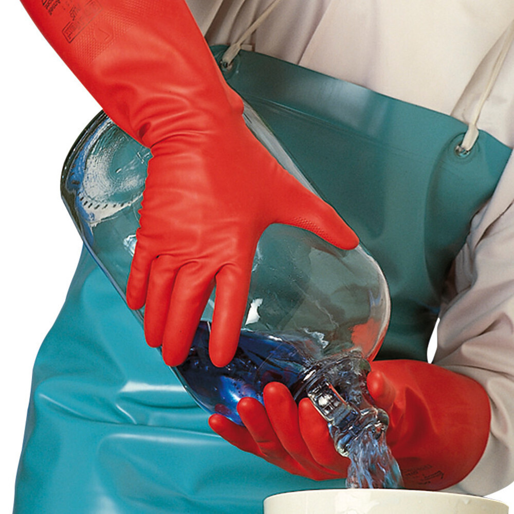 Chemical protection gloves Solvex® 37-900, Size, 8, 2 Pair