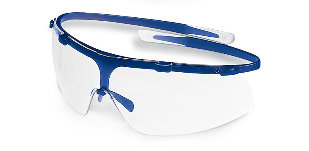 Safety glasses super g, blue, 1 piece