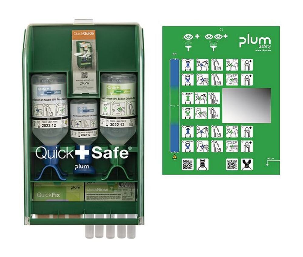 Eyewash first aid box QuickSafe Chemical Industry, 1 Piece