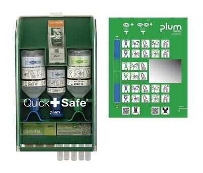 Boîte de premiers secours pour lave-oeil QuickSafe Chemical Industry, 1 pièce