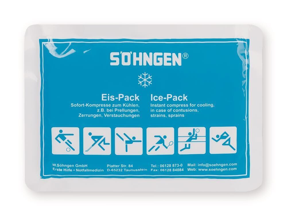 Cold immediate compresses, 210 x 150 mm, 4 pieces