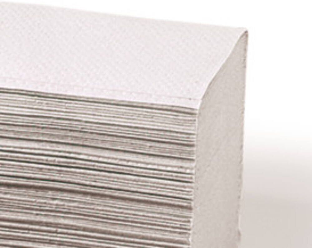 Disposable towels SEKUROKA®, 2-ply, tissue, zig-zag folded, natural, 3200 sheets, 20 x 160 sheets, 3200 pieces