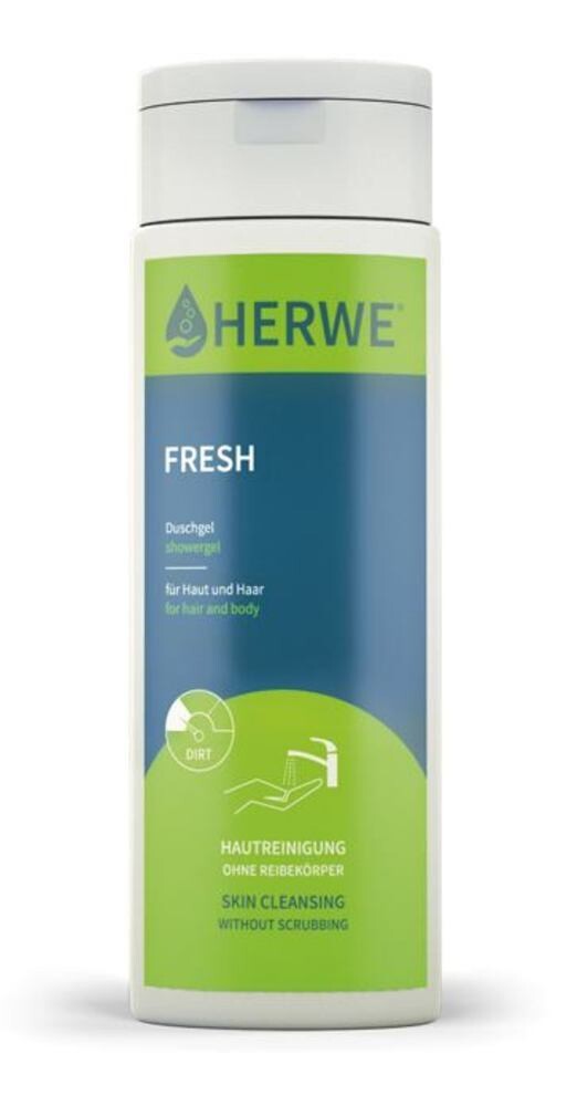 Skin cleansing HERWE FRESH shower gel, 250 ml bottle, 1 piece