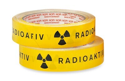 Warning Stripes SEKUROKA® Radioactive, 1 Roll
