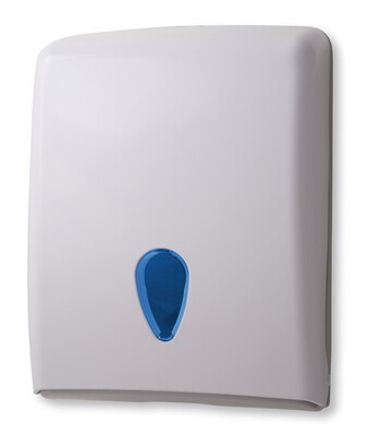 Dispensador de toallas plegable fabricado en ABS, 1 pieza